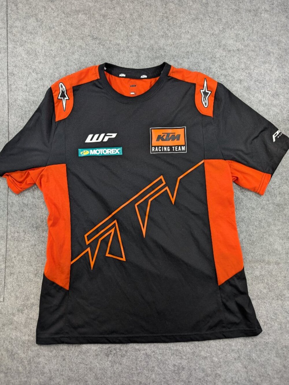 KTM Racing Team T shirt Size L WP Motorex Ready To Race Pankl Racing Systems